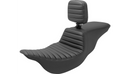 SADDLEMEN TOUR STEP UP SEAT W/ RIDER BACKREST - 08+ TOURING-4