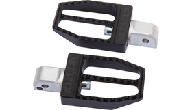 THRASHIN SUPPLY CO. Rear Militant Footpegs - Black - Softail TSC-2019-1-SR