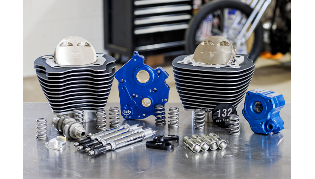 S&S CYCLE 132" Power Package Engine Performance Kit - Chain Drive