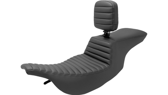 SADDLEMEN TOUR STEP UP SEAT W/ RIDER BACKREST - 97 - 07 FL