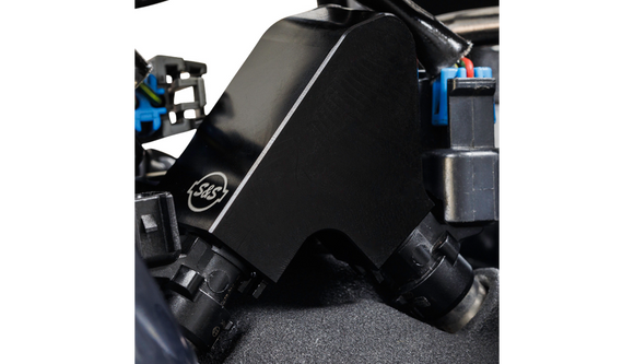 S&S CYCLE Replacement Fuel Rail Kit - Black - M8 Softail