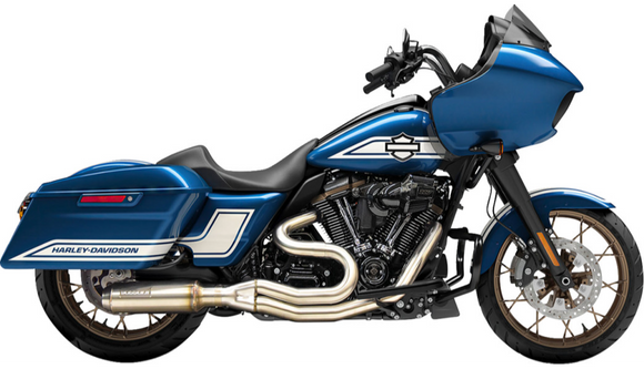 BASSANI 2-INTO-1 MID-LENGTH SUPER BIKE EXHAUST SYSTEM - STAINLESS STEEL