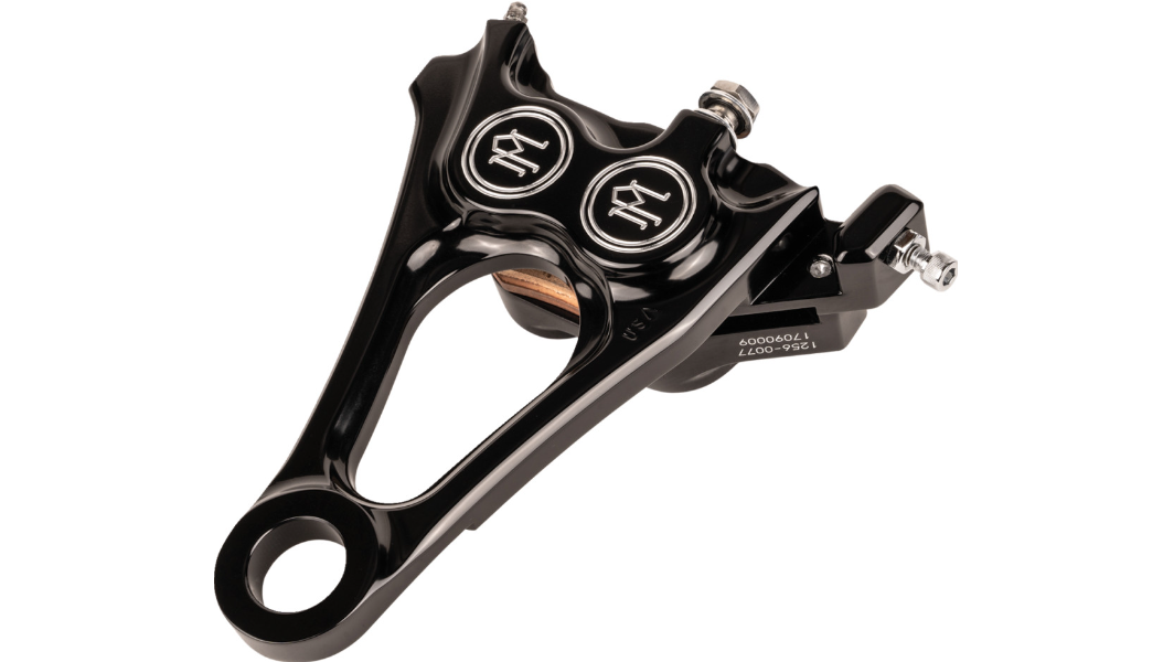 PERFORMANCE MACHINE 4-Piston Differential-Bore Rear Caliper, 2018+ SOFTAIL