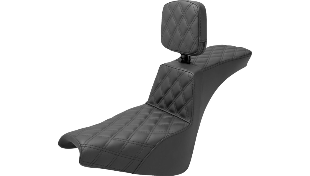 SADDLEMEN TOUR STEP UP SEAT W/ RIDER BACKREST - FXBB / FXST