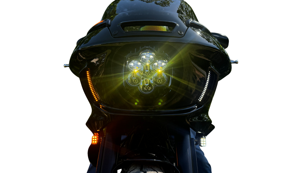 custom motorcycle helmet light CUSTOM DYNAMICS LOW RIDER ST FAIRING VENT LIGHTS