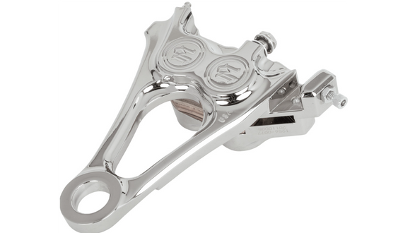 PERFORMANCE MACHINE 4-Piston Differential-Bore Rear Caliper, 2018+ SOFTAIL
