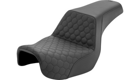 SADDLEMEN STEP-UP SEAT - HONEYCOMB - DYNA '06-'17