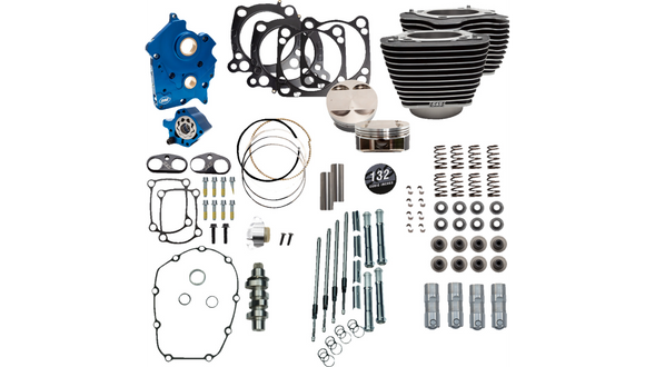 S&S CYCLE 132" Power Package Engine Performance Kit - Chain Drive