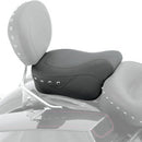 MUSTANG - WIDE REAR SEAT AND PILLION PAD - BLACK STUDDED VINYL - '09-20 TOURING-4