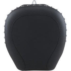 MUSTANG - WIDE REAR SEAT AND PILLION PAD - BLACK STUDDED VINYL - '09-20 TOURING - 0