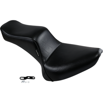 Le Pera Cherokee Seat Smooth Black Softail '00-'17