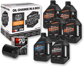 Maxima Racing Oil Change Kit - Evo - Non Synthetic