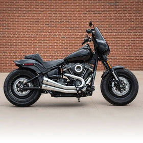 S&S Cycle - Grand National® 2-2 50 State Exhaust System for 2018-19 HD® Softail® Fat Bob® M8 Models