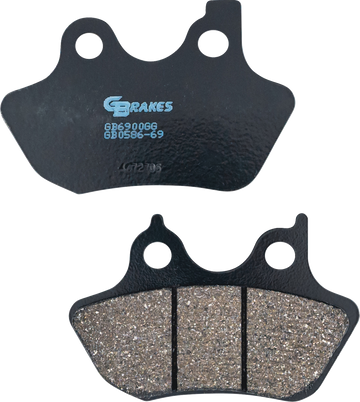 GBRAKES Semi Metallic Brake Pads GB058669