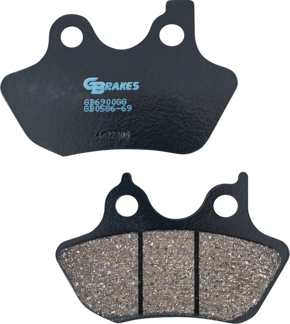 GBRAKES Semi Metallic Brake Pads GB058669