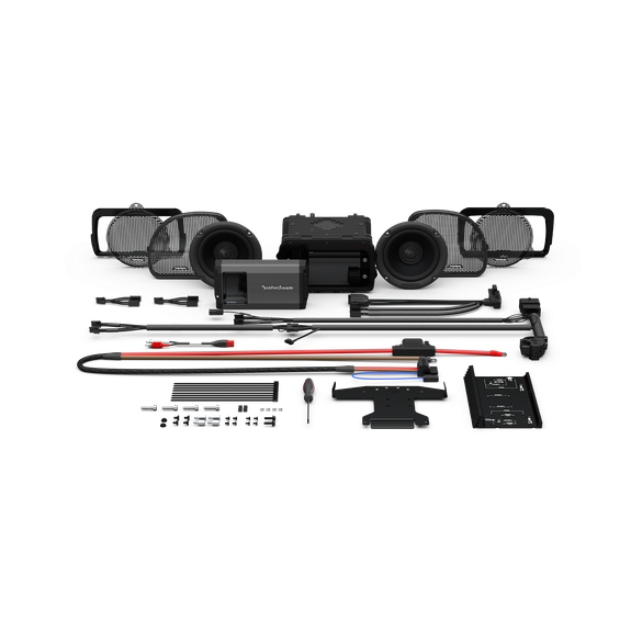 ROCKFORD FOSGATE 2014+ HARLEY-DAVIDSON STREET GLIDE/ROAD GLIDE (GEN 3) STAGE-2 COMPLETE KIT - 0