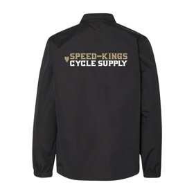 Speed Kings Have Heart Waterproof Coaches Jacket in Black