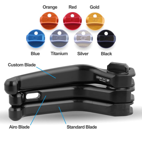 OBERON PERFORMANCE ADJUSTABLE CLUTCH LEVER - AIRO BLADE -  DYNA