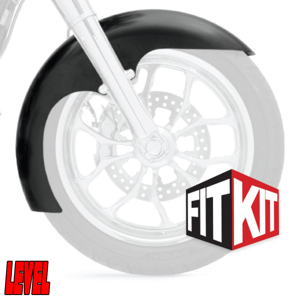KLOCK WERKS TIRE HUGGER FRONT FENDER FIT KIT FOR HD 2014-2020 TOURING MODELS - 0