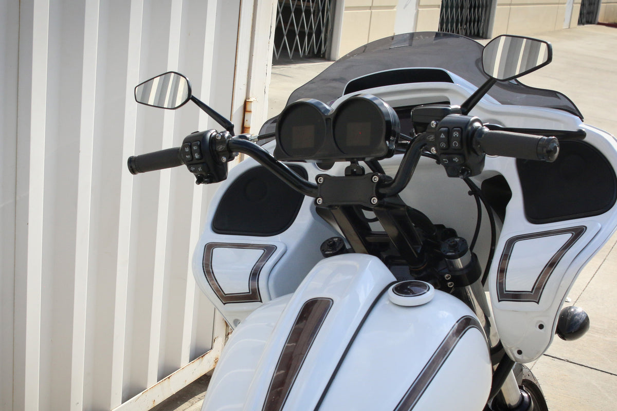 Speed Risers Aniston 6-12 inch Aluminum Handlebar Risers | Speed-Kings Cycle | SPEED ...