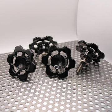 No Drama Speed Knobs for Harley Davidson Touring Models by Speed by Design in Black