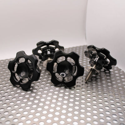 No Drama Speed Knobs for Harley Davidson Touring Models by Speed by Design in Black