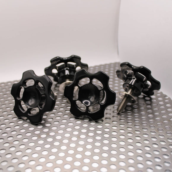 No Drama Speed Knobs for Harley Davidson Touring Models by Speed by Design in Black