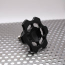 No Drama Speed Knobs for Harley Davidson Touring Models by Speed by Design in Black Side View