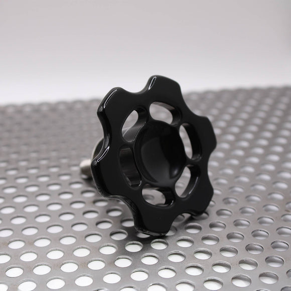 No Drama Speed Knobs for Harley Davidson Touring Models by Speed by Design in Black Side View