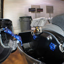 No Drama Speed Knobs for Harley Davidson Touring Models by Speed by Design in Blue in use
