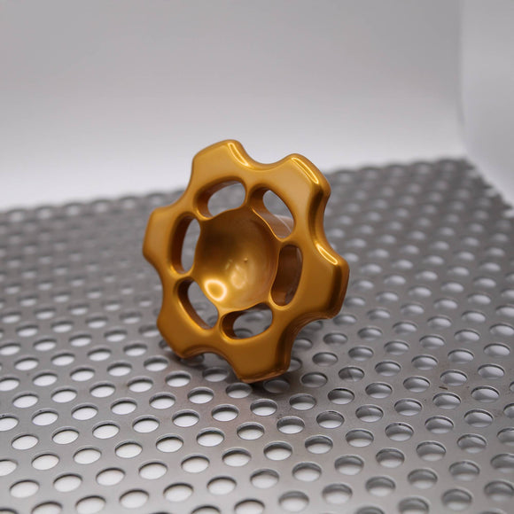 No Drama Speed Knobs for Harley Davidson Touring Models by Speed by Design in  Gold view 2