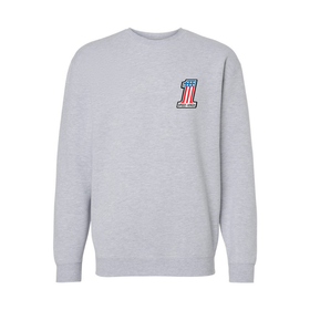 Number One Speed-Kings MFG Heather Grey Sweatshirt