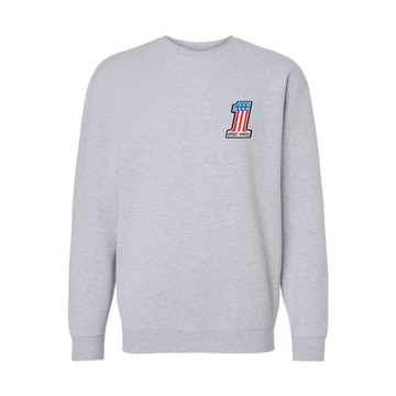 Number One Speed-Kings MFG Heather Grey Sweatshirt