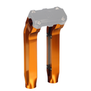 10.5-inch orange anodized pull-back motorcycle handlebar riser legs