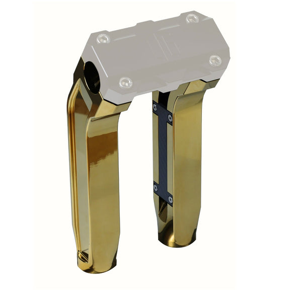 Original Garage Moto OG 10.5-inch Straight Riser Legs — CNC-machined motorcycle riser pair