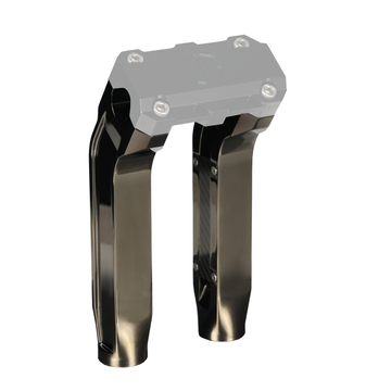 8.5in pull-back motorcycle riser legs black chrome