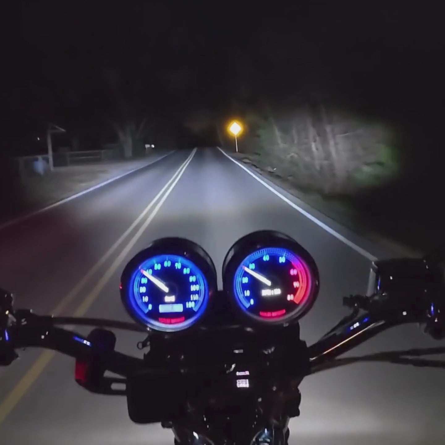 BMF 5.75 LED Hi Output Chrome Headlight for Harley Dyna, FXR