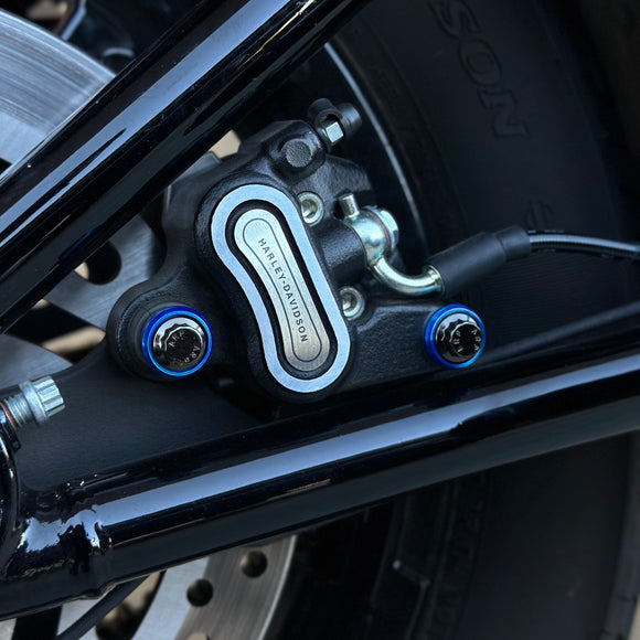 BAMCO M8 Softail Rear Caliper ARP Kit, ARP stainless steel 12 point bolts for Harley-Davidson M8 Softail