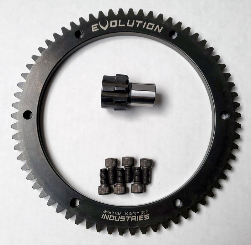 EVOLUTION INDUSTRIES - STARTER RING GEAR CONVERSION KITS - '90-06 BIG TWIN