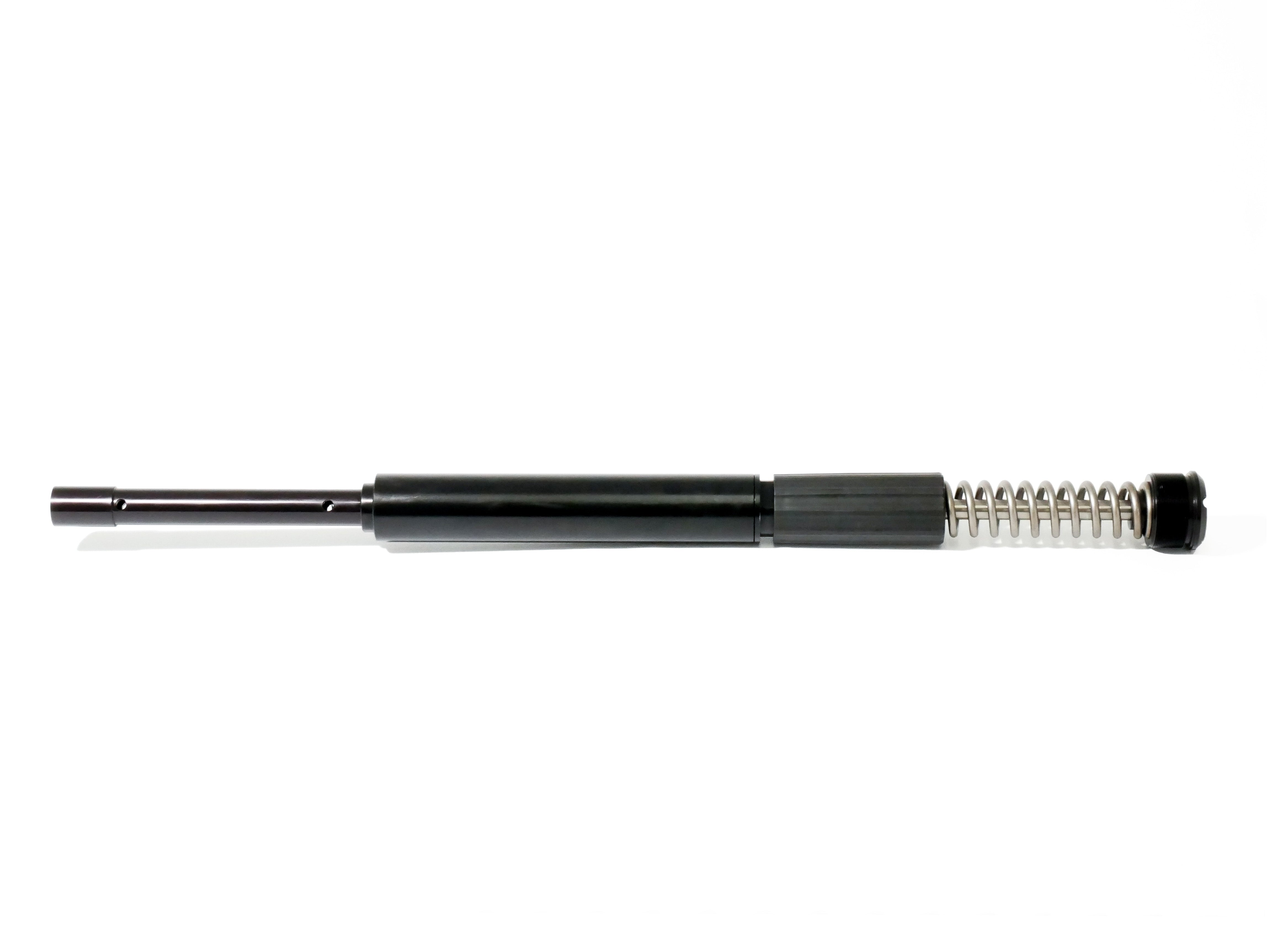RWD V-Twin RS-1F Touring Cartridge fork system, black cartridge tube with exposed spring and end cap
