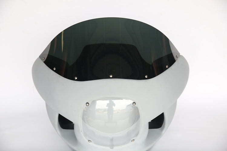 RWD V-Twin 10-inch dark smoke windscreen replacement for FXR, FXRP, FXRD fairings
