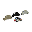 BAMCO Gear Position Sensor Cover - Raw finish options for Harley-Davidson, made in USA