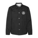 Speed Kings Circle Logo Coach Jacket in Black with Brass Buttons
