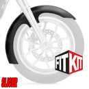 KLOCK WERKS TIRE HUGGER FRONT FENDER FIT KIT FOR HD 2014-2020 TOURING MODELS-4