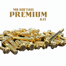 M8 Softail Premium gold-plated ARP stainless steel bolt kit for Harley-Davidson by Bamco