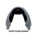 RWD V-Twin Sport Glide fairing front view gray primer