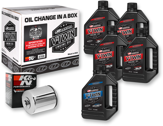 Maxima Racing Oil Change Kit - Sportster - Synthetic - 0