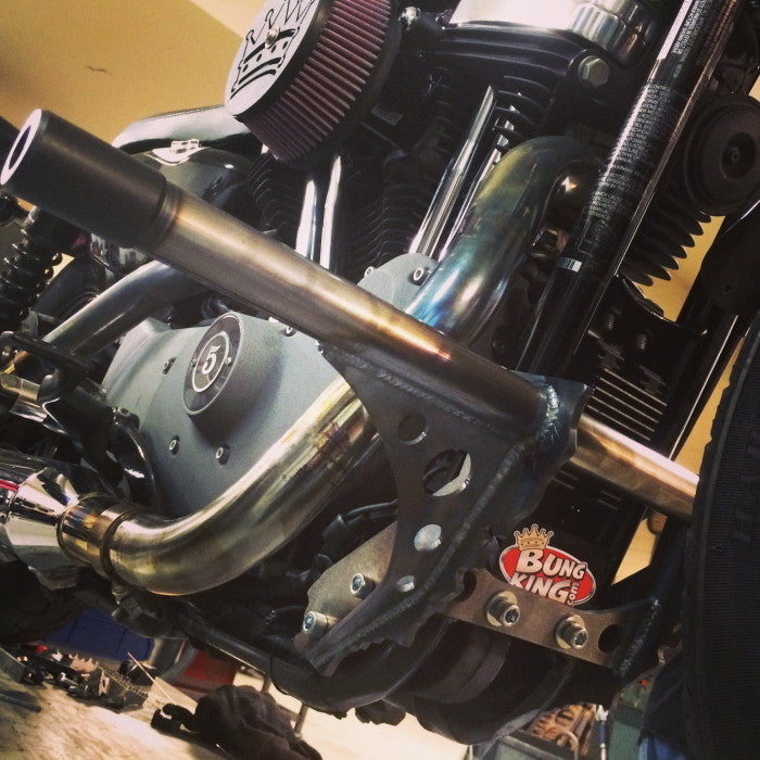 BUNG KING SPORTSTER HIGHWAY PEG CRASH BAR - 0