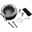 Trask Assault Charge high-flow air cleaner with velocity stack and hidden breather for Harley-Davidson Dyna Touring and Softail motorcycles