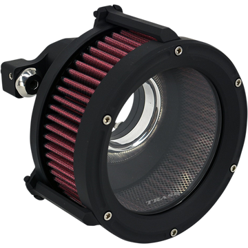 Trask TM10209BP velocity stack for Assault Charge air cleaner Harley Touring Softail